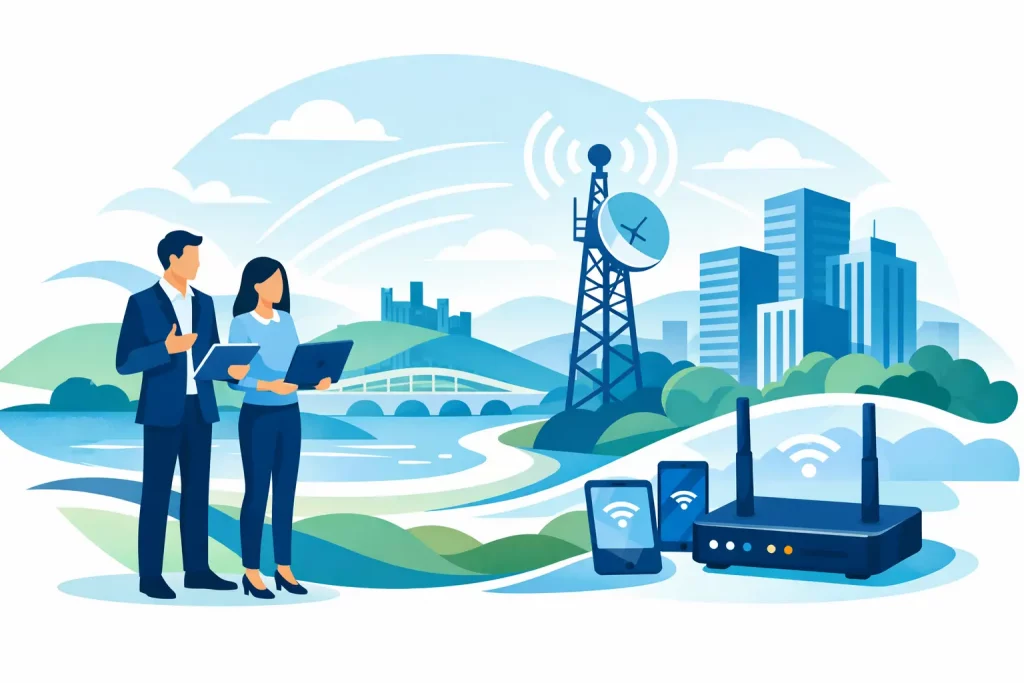 Choosing Business Broadband South Wales