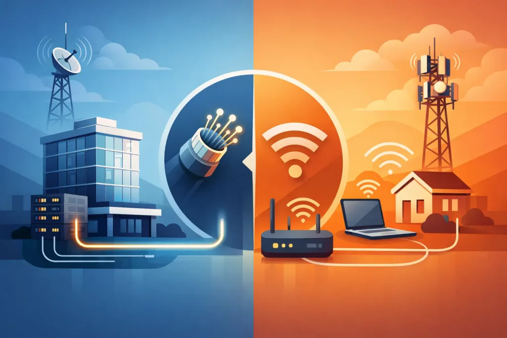 Leased Line or Broadband for Business?
