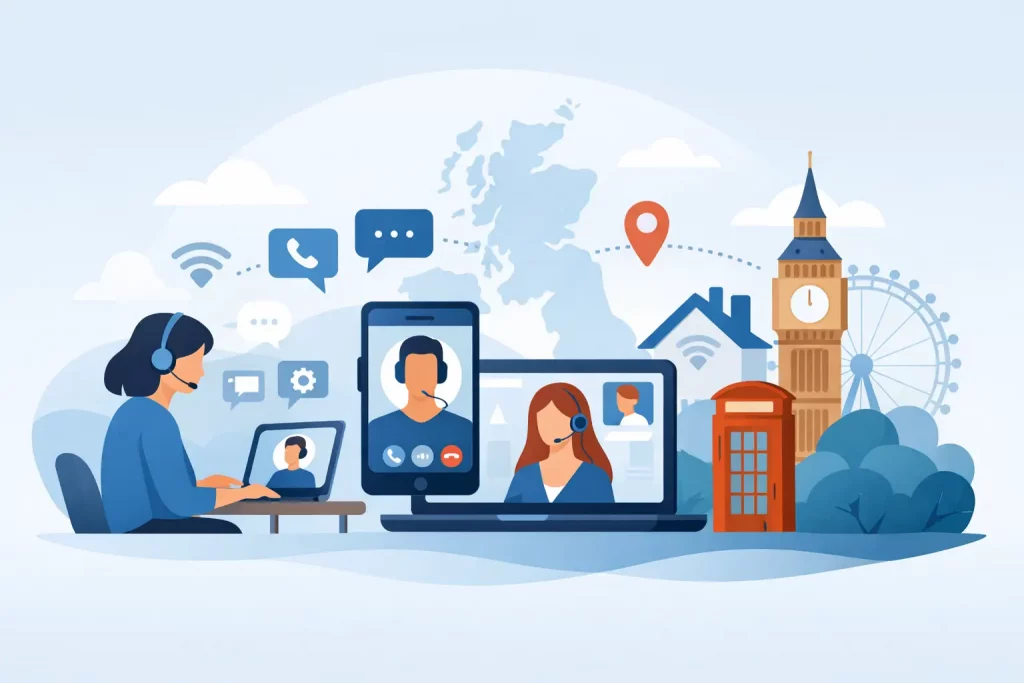 Remote Office Calling Setup for UK Businesses