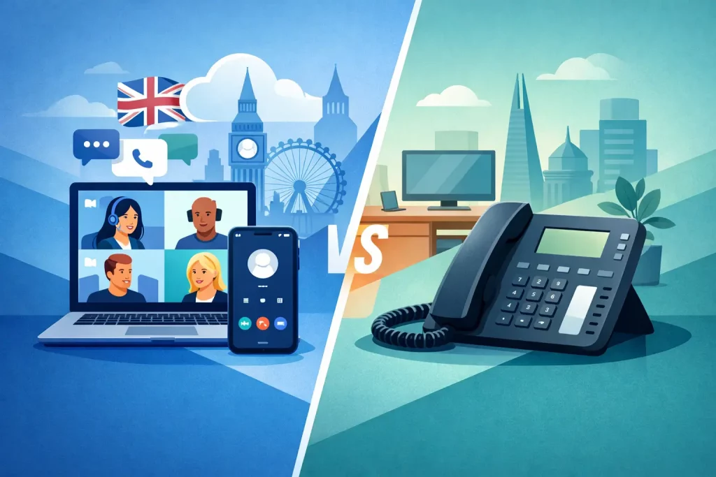 Teams Calling vs Desk Phones for UK Business