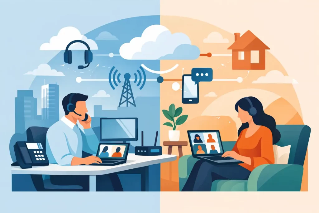 The Best Telecoms Setup for Hybrid Offices